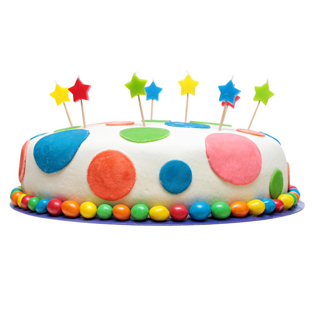 Picture of Colorful Birthday Cake